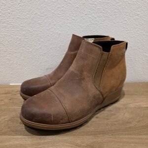 Sorel Brown Leather Heeled Boots